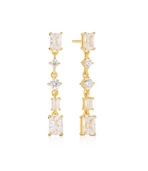  women accessories fashion jewelry designs 925 silver exquisite long chain zircons earring