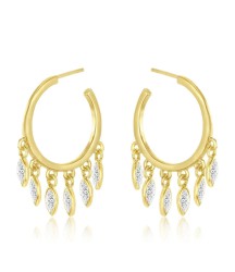  925 silver price per gram high quality hoop opal rainbow hoop tassels pave cubic zircon marquise earrings