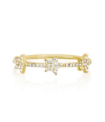 925 silver jewelry diamond love heart ring  stack star statement rings for woman