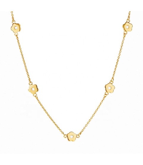  2023 fashion necklaces for women  s925 gold plating bloom flower choker necklace