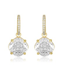  large diamond huggie 925 sterling silver round cz duke hoop statement earring for women 2023